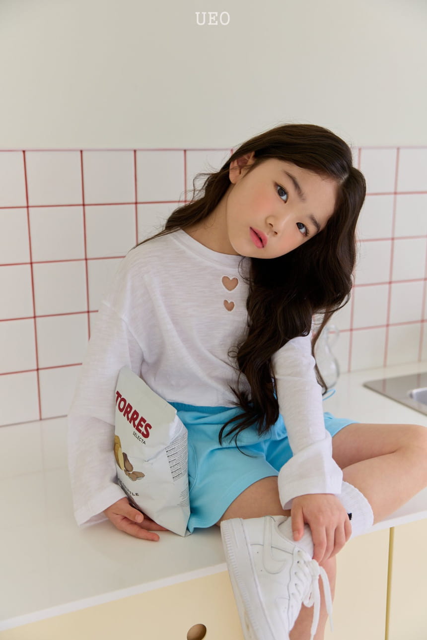 U Eo - Korean Children Fashion - #Kfashion4kids - Double Heart Slub Tee - 7