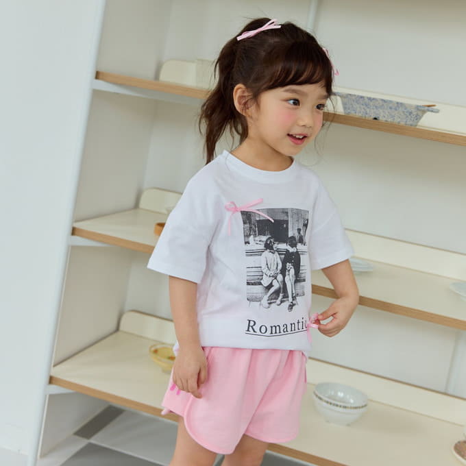 U Eo - Korean Children Fashion - #Kfashion4kids - Romantic Ribbon Tee