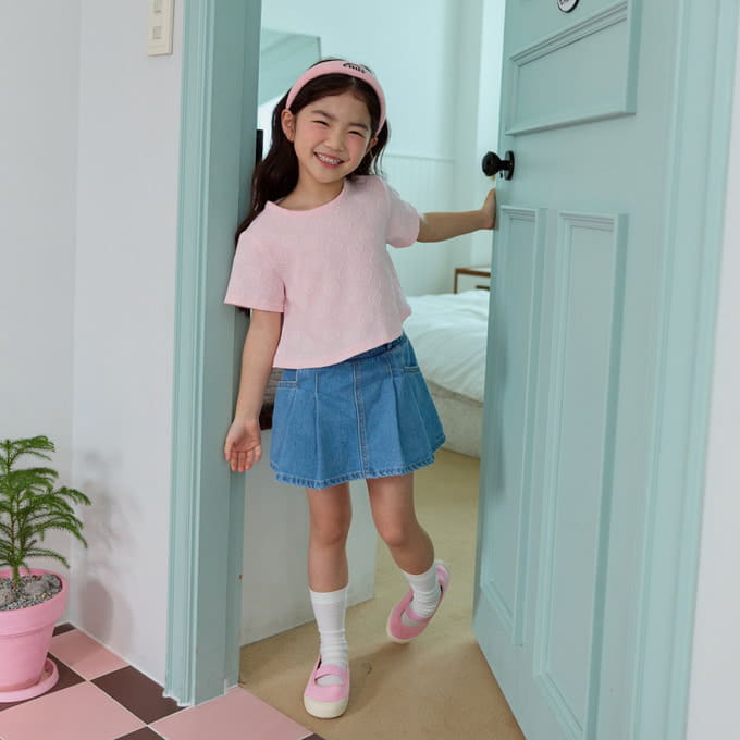 U Eo - Korean Children Fashion - #Kfashion4kids - Tween Denim Skirt Pants