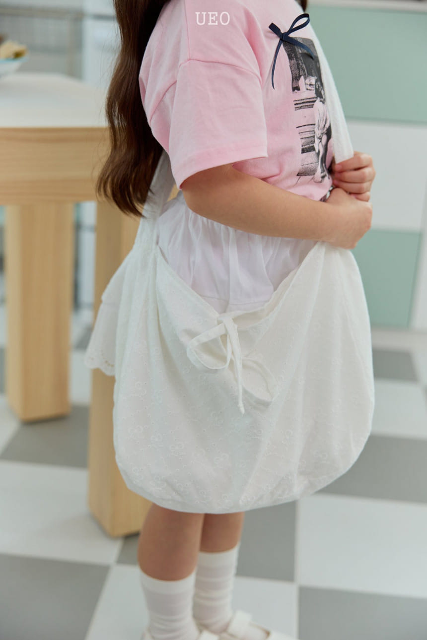 U Eo - Korean Children Fashion - #Kfashion4kids - Eyelet Ribbon Echo Bag - 8