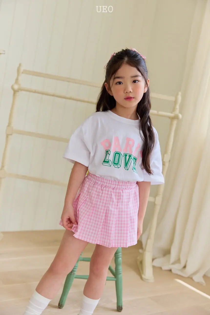 U Eo - Korean Children Fashion - #childofig - Paris Love Box Tee - 8