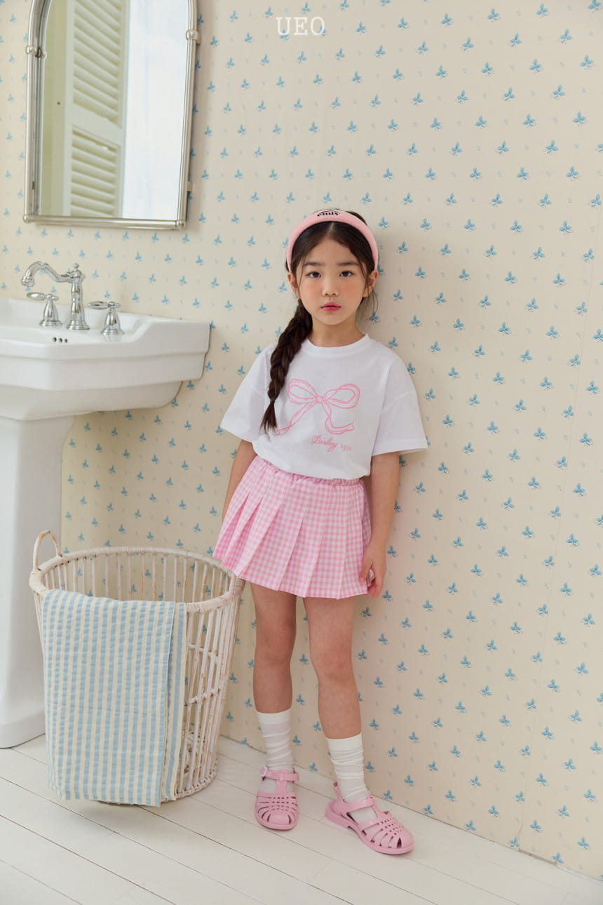 U Eo - Korean Children Fashion - #prettylittlegirls - Darling Ribbon Tee - 4