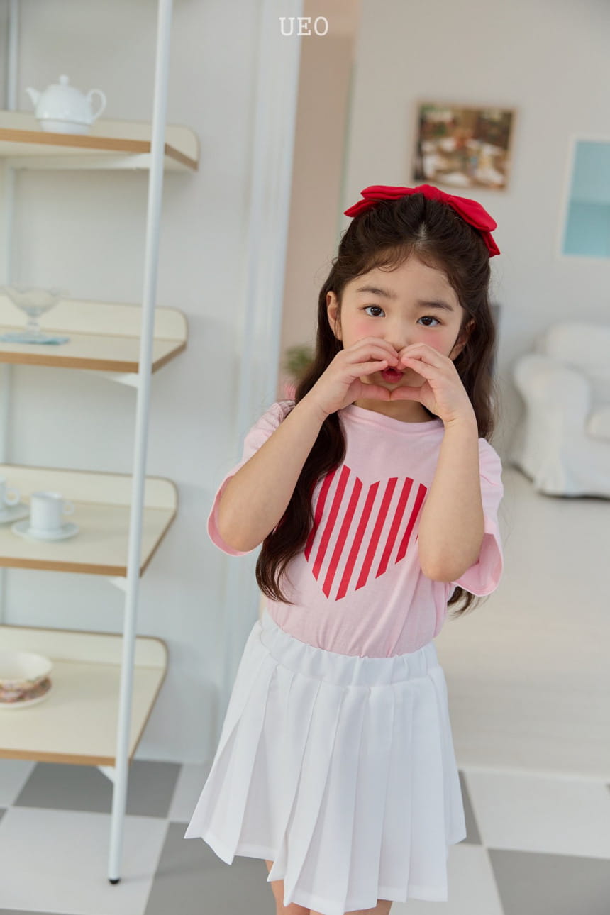 U Eo - Korean Children Fashion - #childrensboutique - Vertical Heart Tee - 5