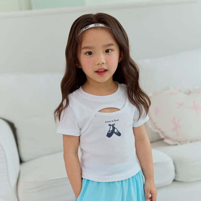 U Eo - Korean Children Fashion - #designkidswear - Ballerina Slit Tee