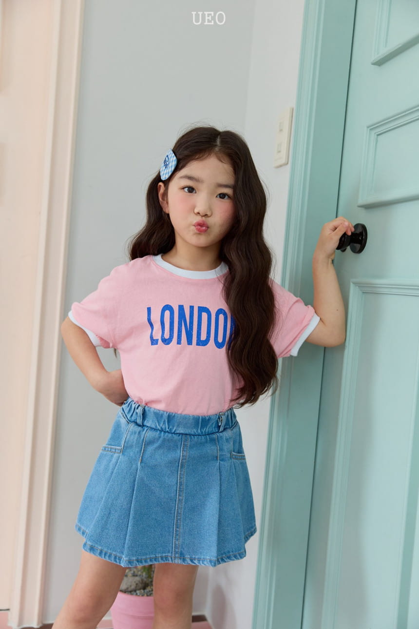 U Eo - Korean Children Fashion - #discoveringself - London Color Tee - 9