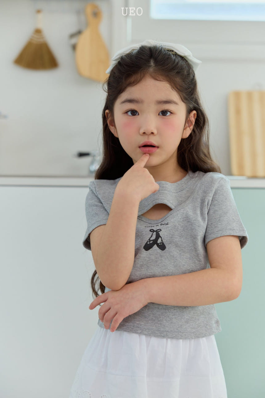 U Eo - Korean Children Fashion - #discoveringself - Ballerina Slit Tee - 2