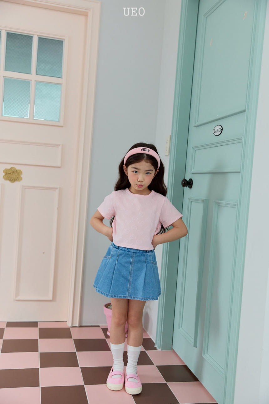 U Eo - Korean Children Fashion - #fashionkids - Crop Heart Blanc - 5