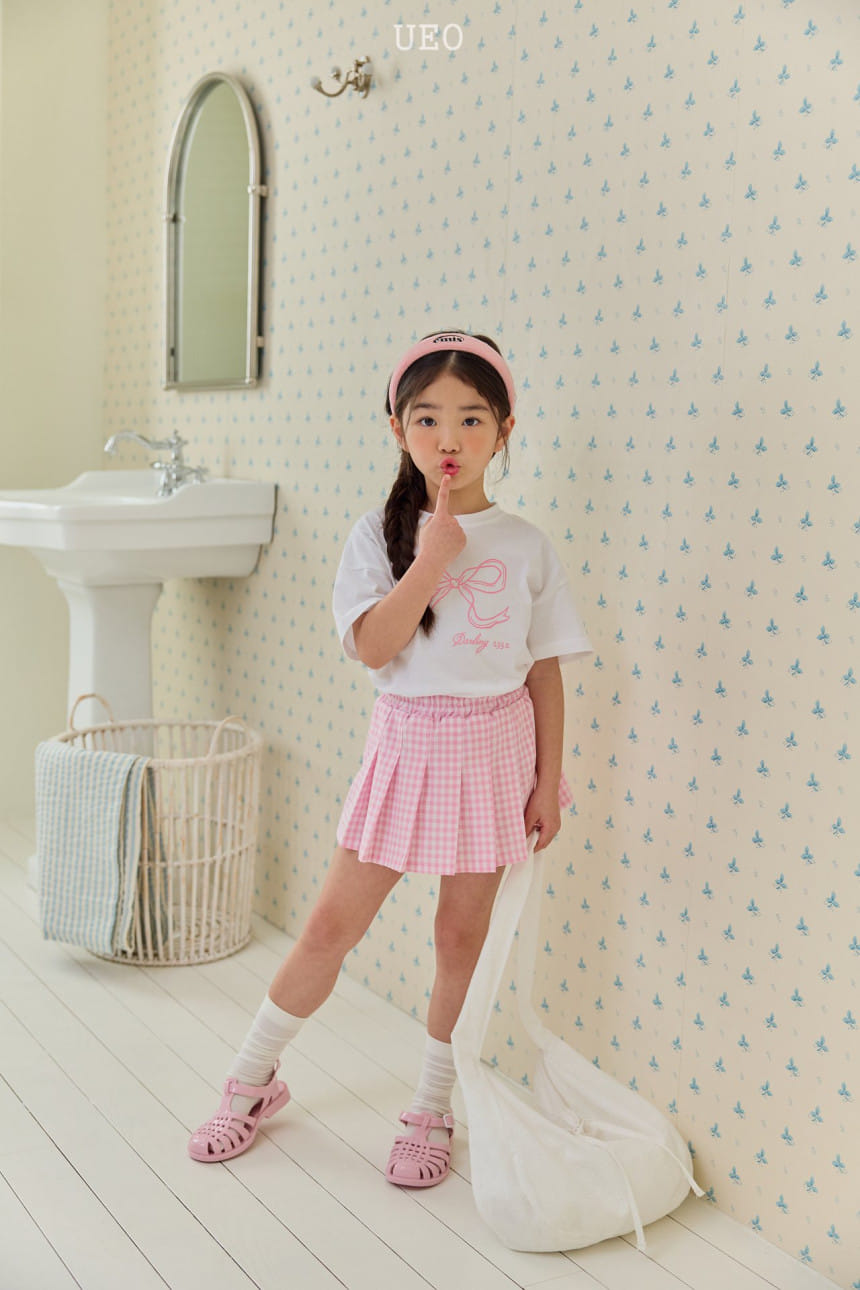 U Eo - Korean Children Fashion - #fashionkids - Darling Ribbon Tee - 9