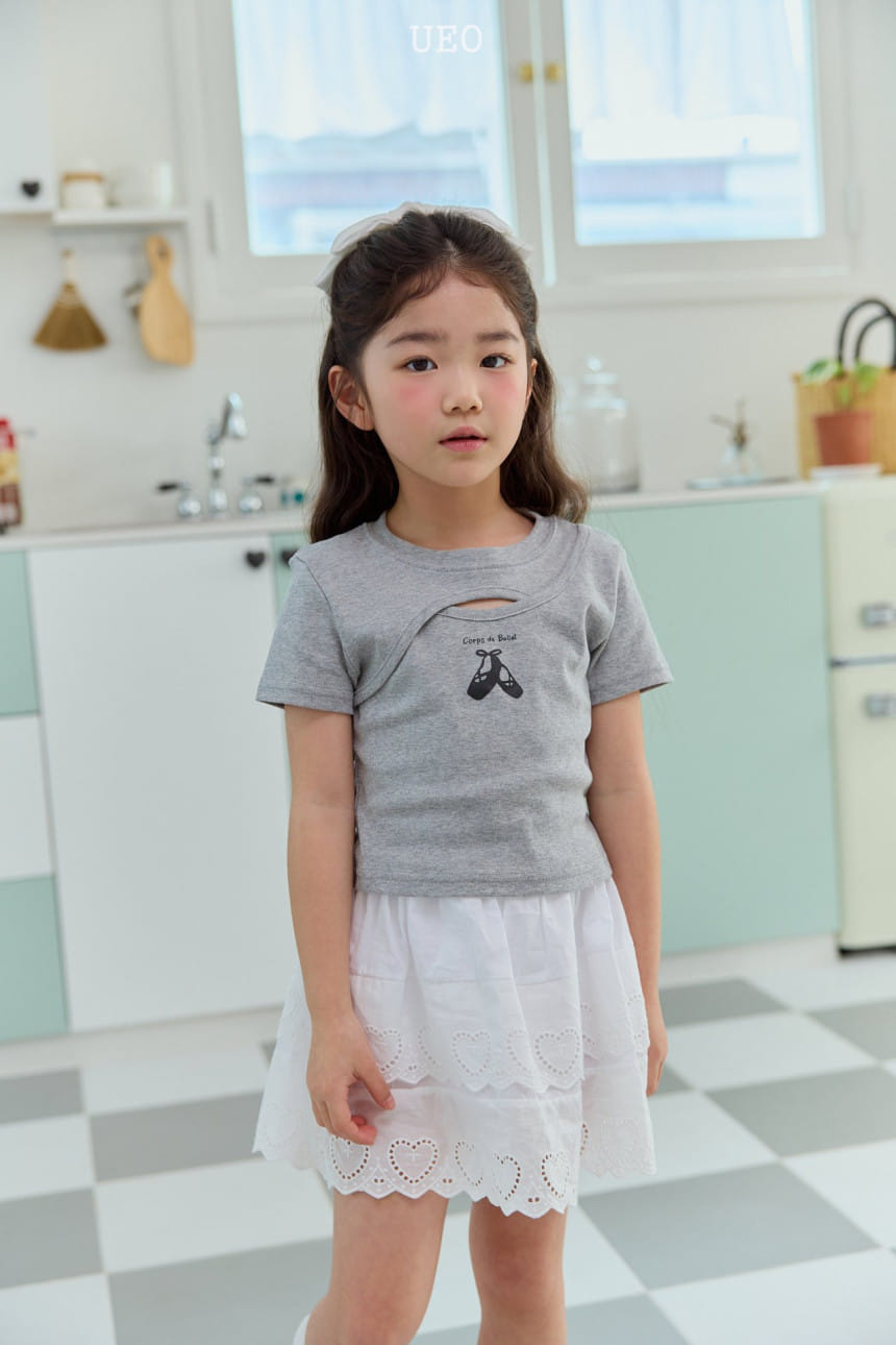 U Eo - Korean Children Fashion - #fashionkids - Ballerina Slit Tee - 3