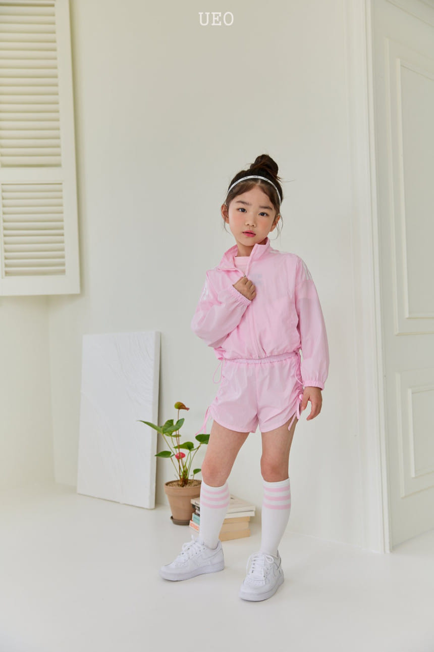 U Eo - Korean Children Fashion - #kidsshorts - Crop Ribbon Windbreaker - 11