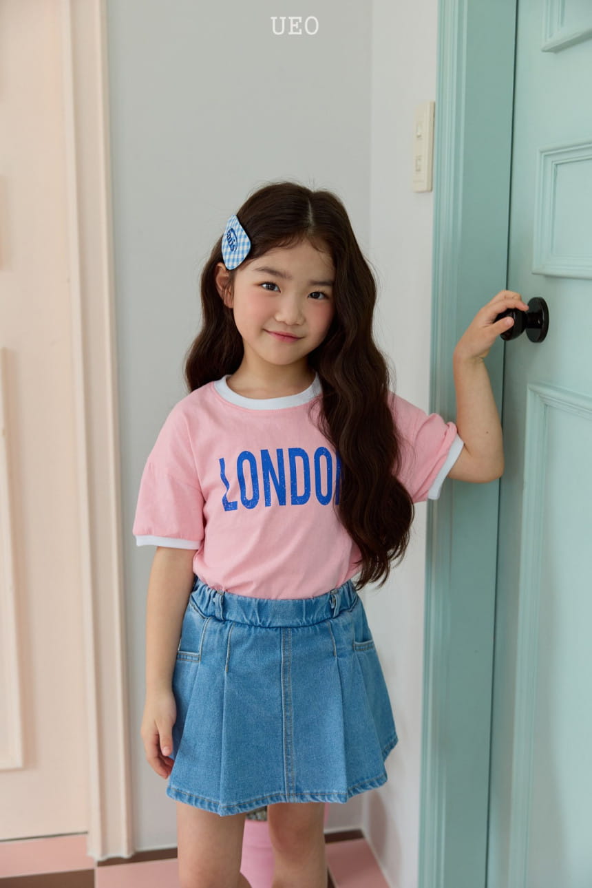 U Eo - Korean Children Fashion - #kidsshorts - London Color Tee - 11