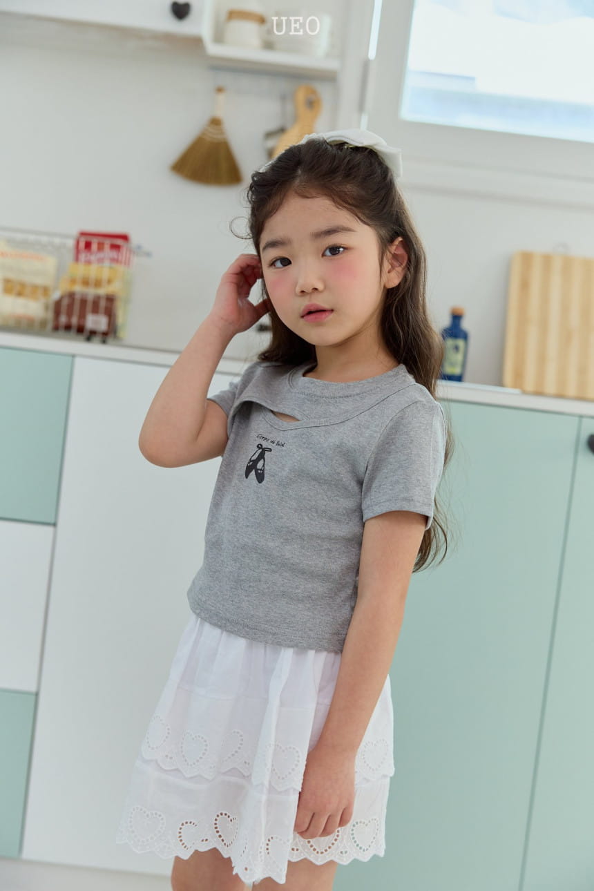 U Eo - Korean Children Fashion - #fashionkids - Ballerina Slit Tee - 4