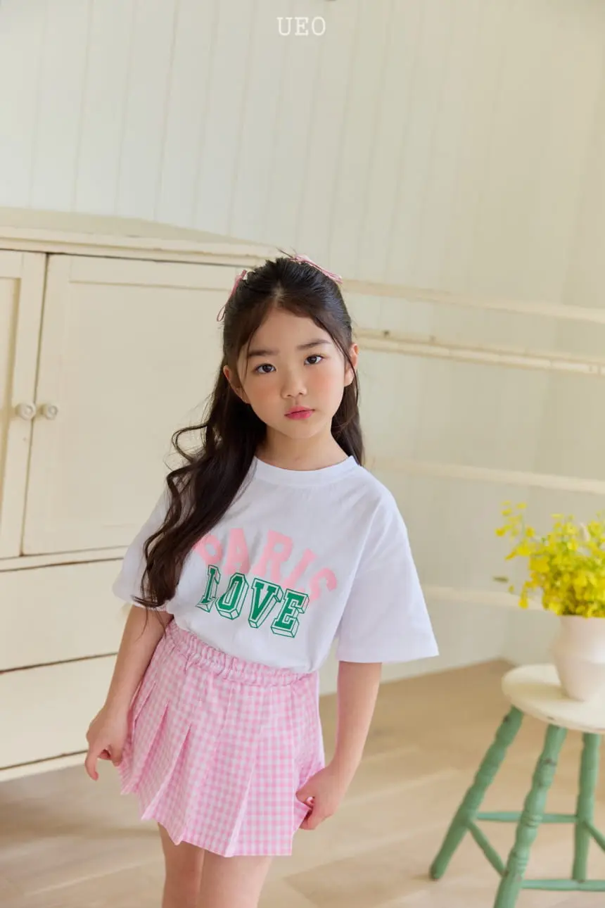 U Eo - Korean Children Fashion - #kidzfashiontrend - Paris Love Box Tee - 2