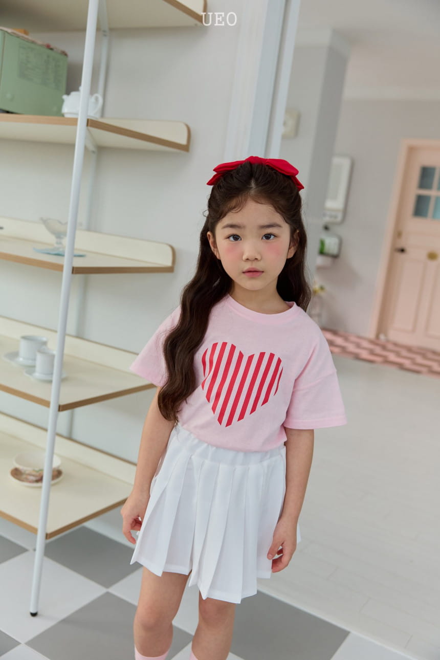 U Eo - Korean Children Fashion - #kidzfashiontrend - Vertical Heart Tee - 11