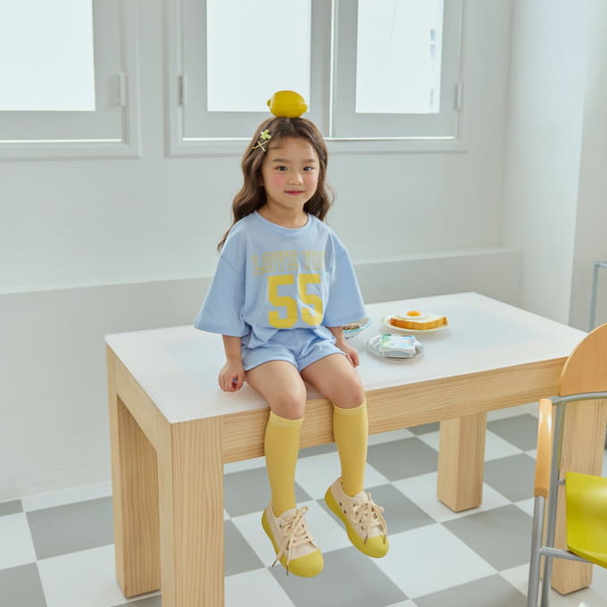 U Eo - Korean Children Fashion - #littlefashionista - Love You Top Bottom Set