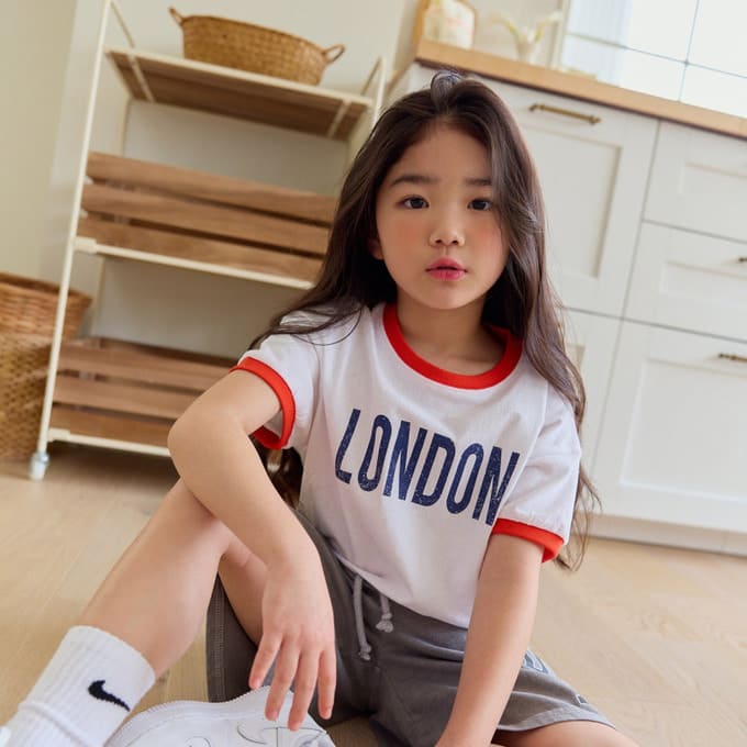 U Eo - Korean Children Fashion - #littlefashionista - London Color Tee