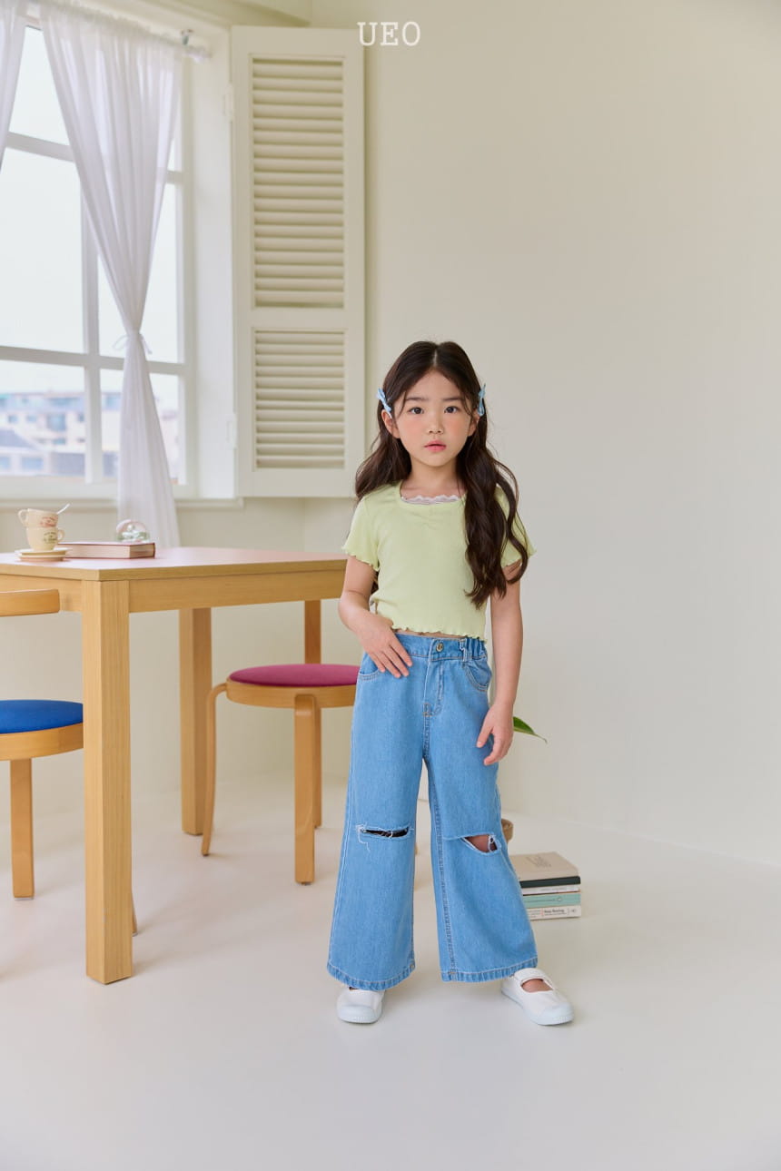 U Eo - Korean Children Fashion - #littlefashionista - Ggobuli Crop Tee - 6