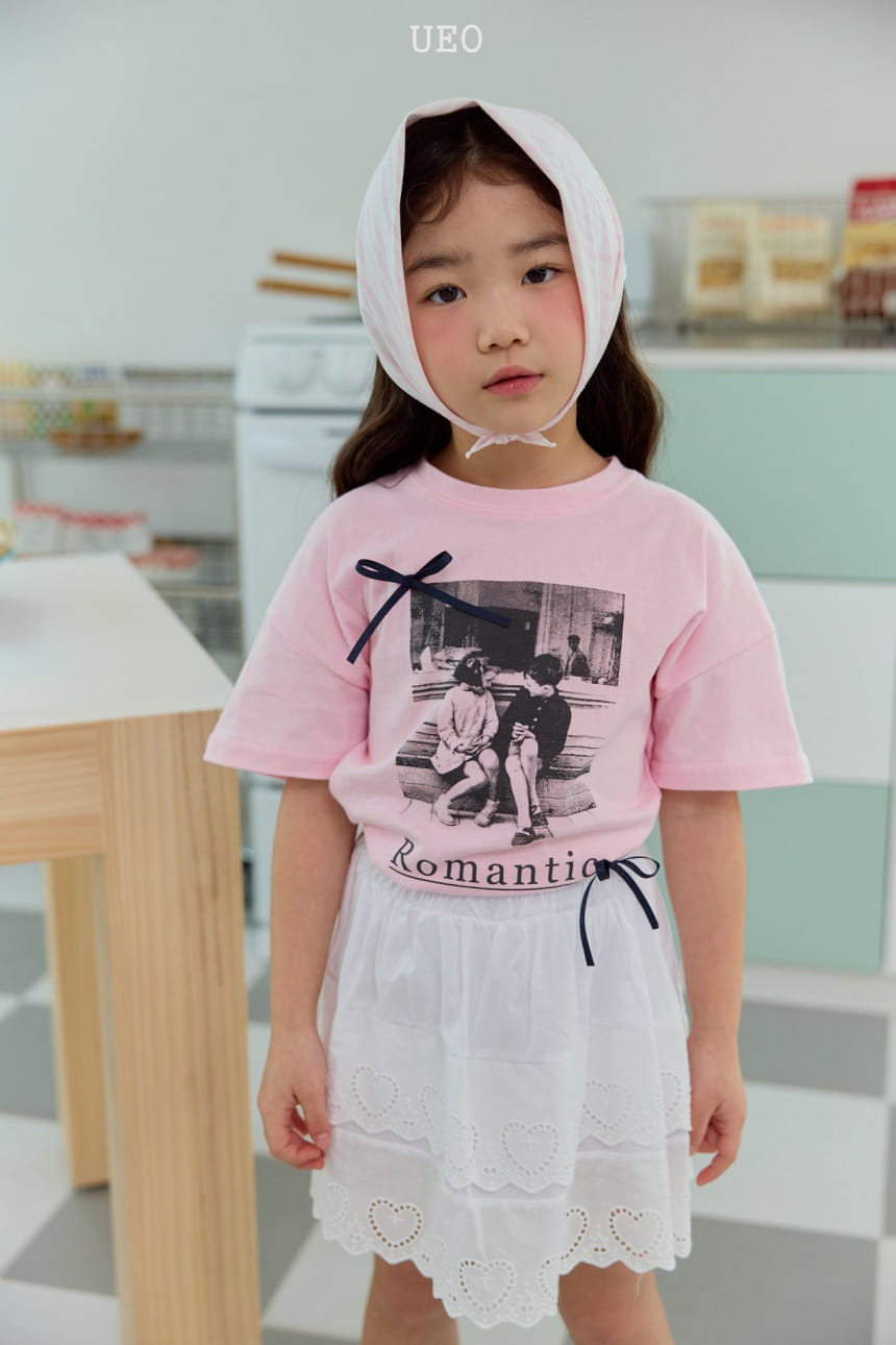 U Eo - Korean Children Fashion - #magicofchildhood - Romantic Ribbon Tee - 3