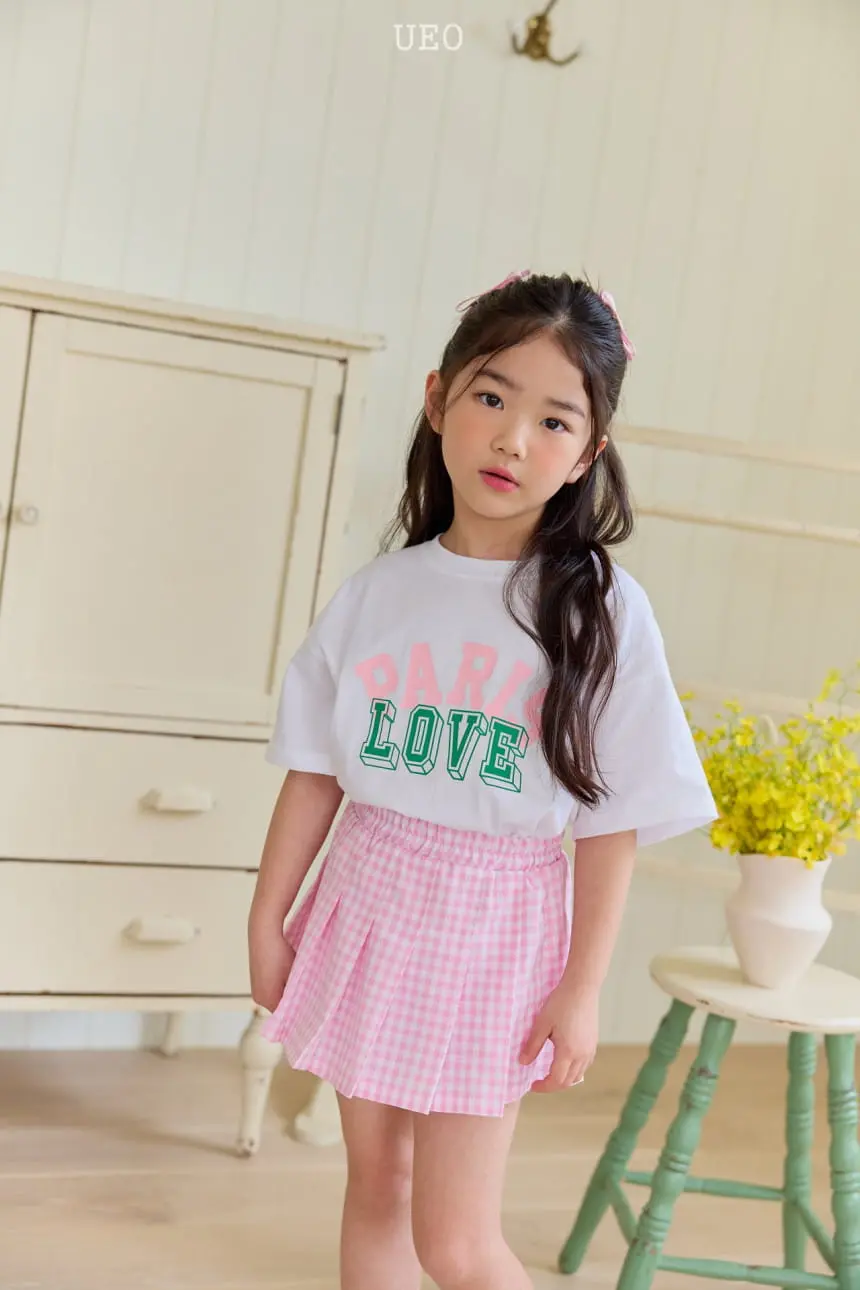 U Eo - Korean Children Fashion - #minifashionista - Paris Love Box Tee - 6