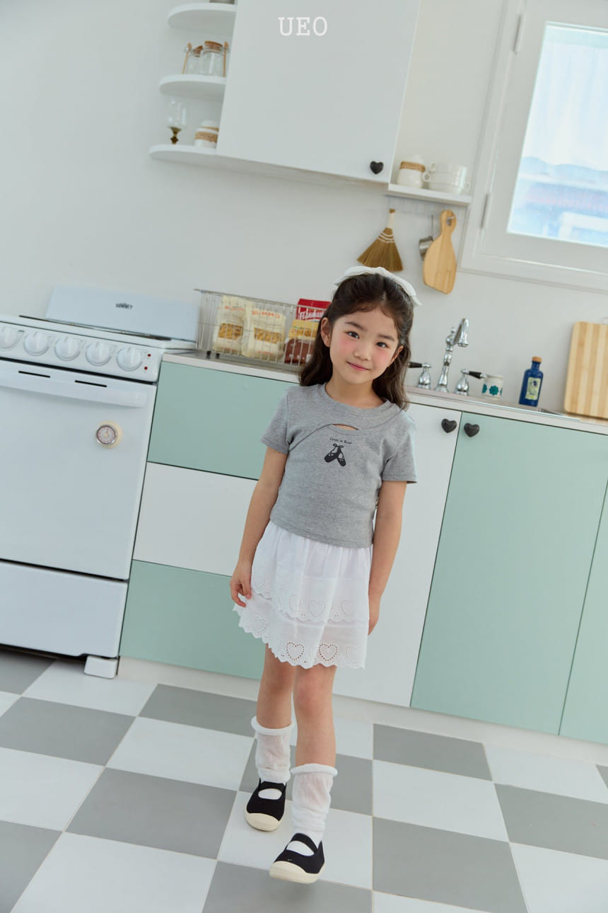 U Eo - Korean Children Fashion - #minifashionista - Ballerina Slit Tee - 10