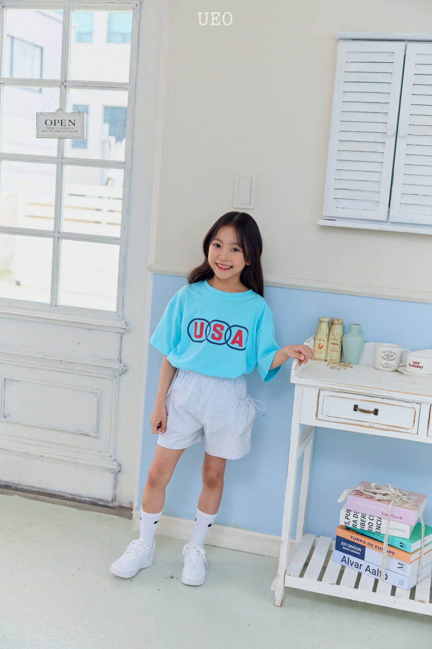 U Eo - Korean Children Fashion - #prettylittlegirls - USA Box Tee - 8