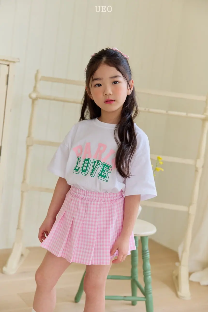 U Eo - Korean Children Fashion - #prettylittlegirls - Paris Love Box Tee - 7