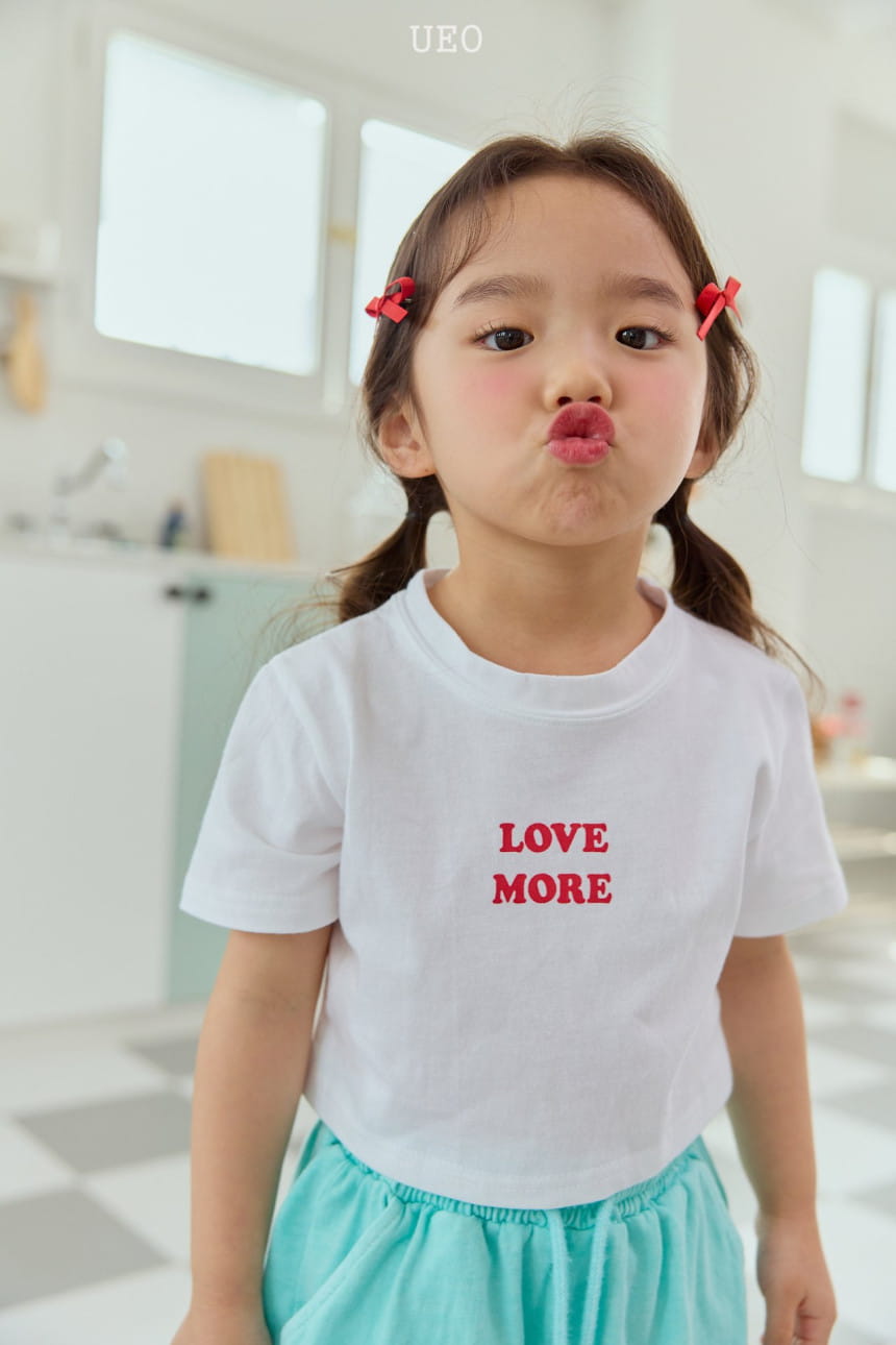 U Eo - Korean Children Fashion - #stylishchildhood - Love More Crop Tee - 9