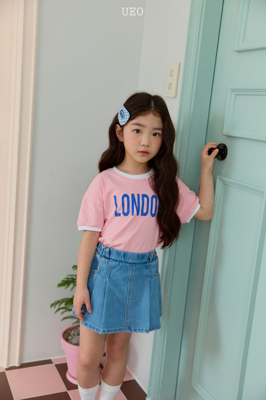 U Eo - Korean Children Fashion - #stylishchildhood - Tween Denim Skirt Pants - 8