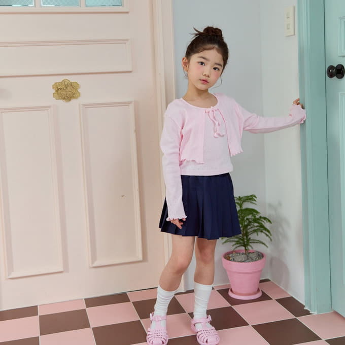 U Eo - Korean Children Fashion - #todddlerfashion - Terry Cardigan Set