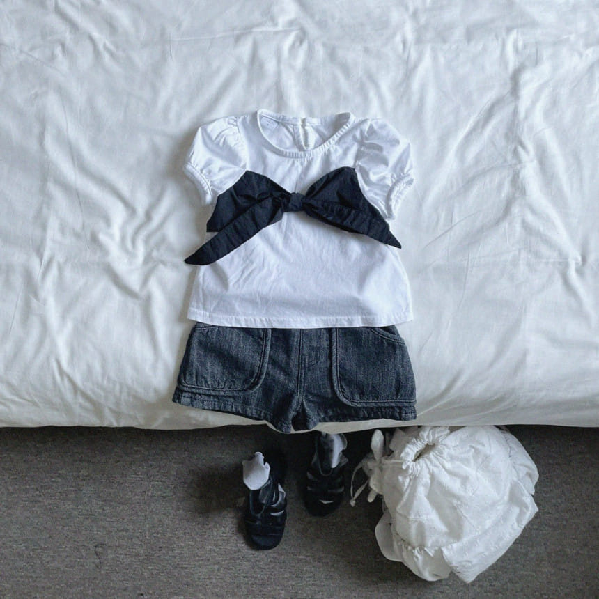 Urban Rabbit - Korean Children Fashion - #discoveringself - Lovely Tee Blanc - 10