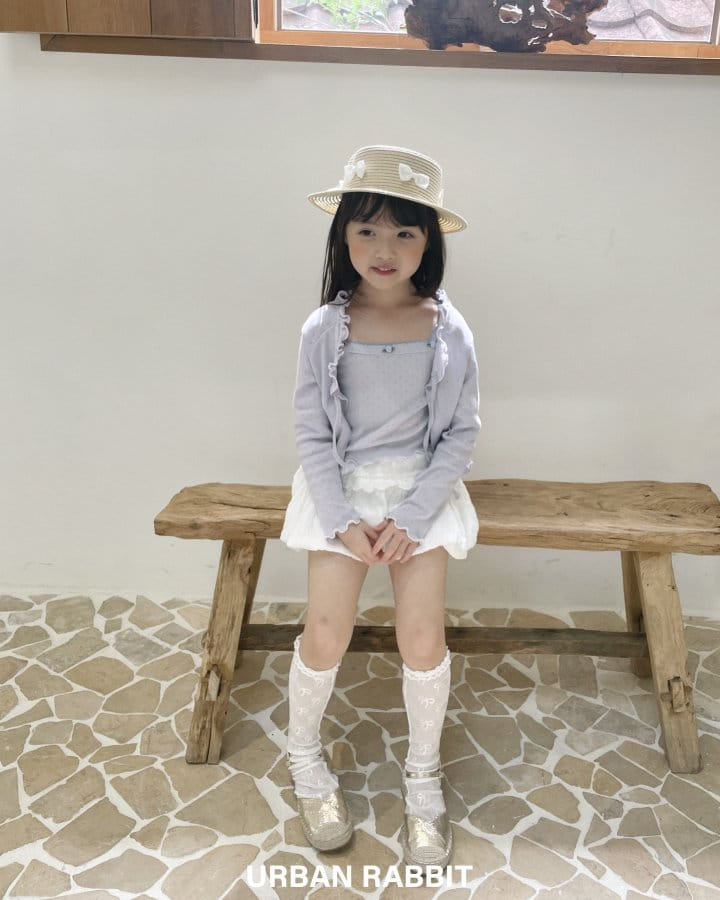 Urban Rabbit - Korean Children Fashion - #fashionkids - Eyelet Summer Cadigan