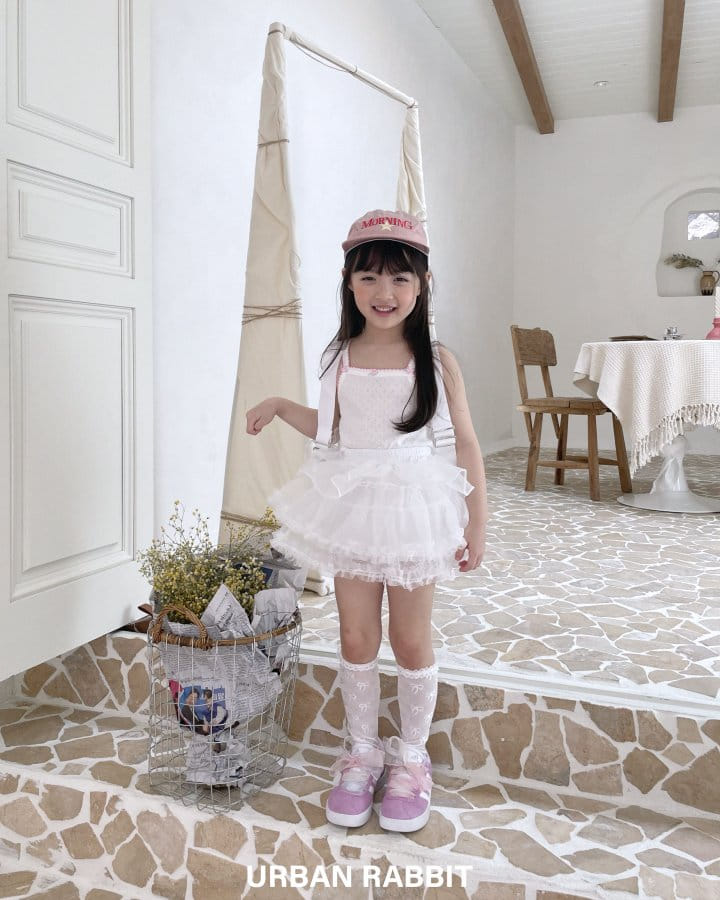 Urban Rabbit - Korean Children Fashion - #kidsshorts - Rose Pincot Sleeveless Tee