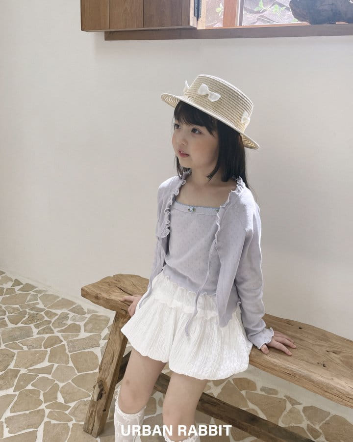 Urban Rabbit - Korean Children Fashion - #kidsstore - Eyelet Summer Cadigan - 3