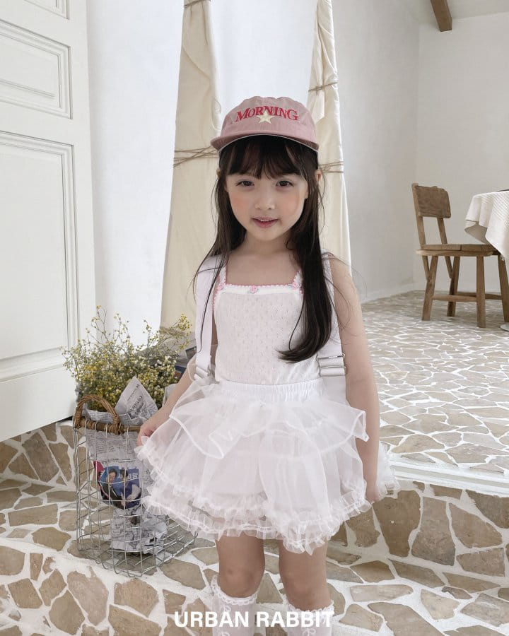 Urban Rabbit - Korean Children Fashion - #kidzfashiontrend - Rose Pincot Sleeveless Tee - 3