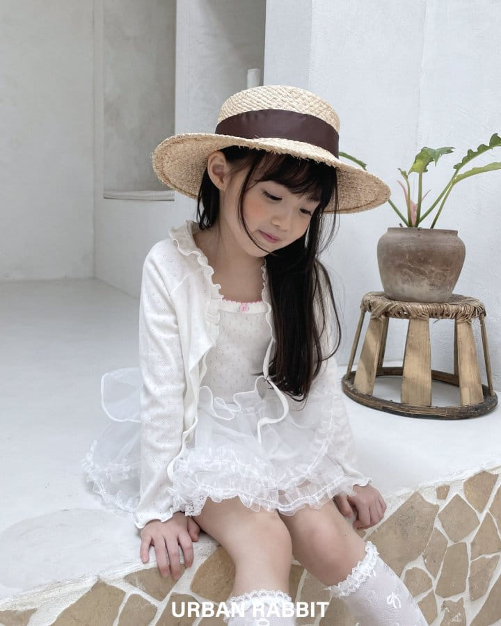 Urban Rabbit - Korean Children Fashion - #littlefashionista - Eyelet Summer Cadigan - 6