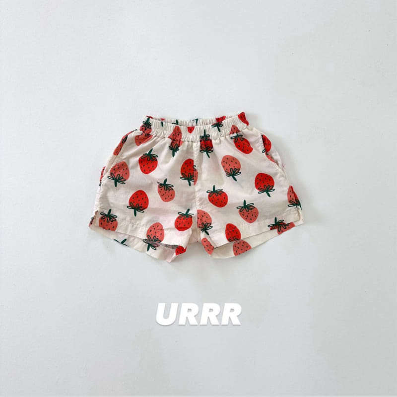 Urrr - Korean Children Fashion - #Kfashion4kids - Strawberry Pants