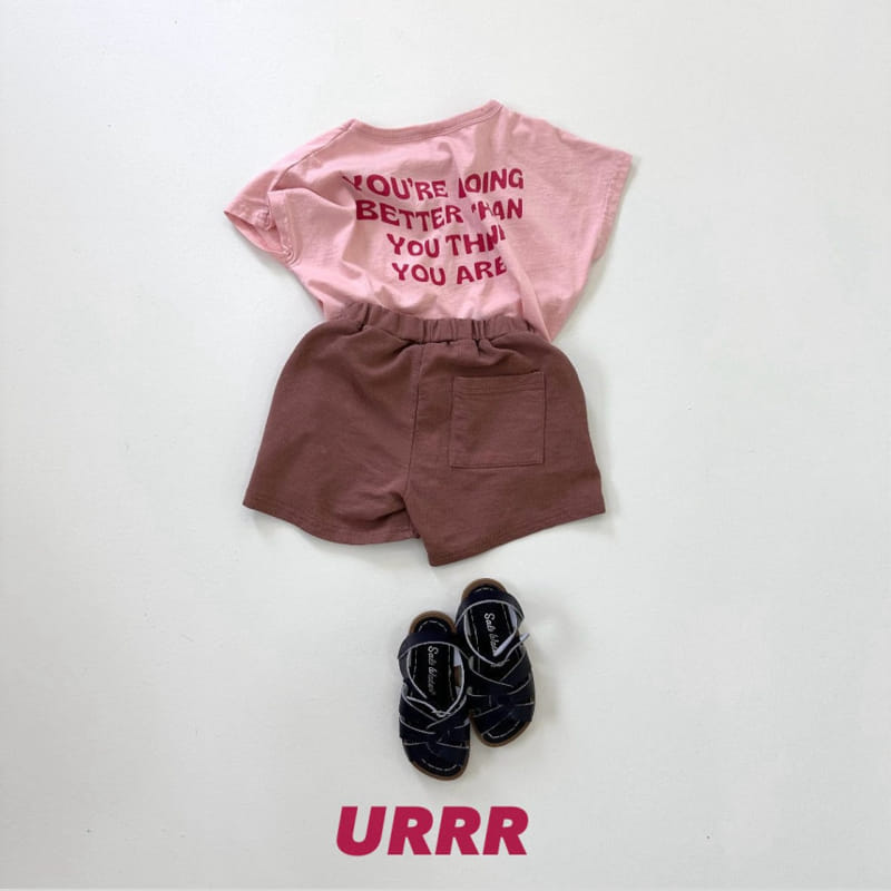 Urrr - Korean Children Fashion - #discoveringself - Raspberry Tee - 5