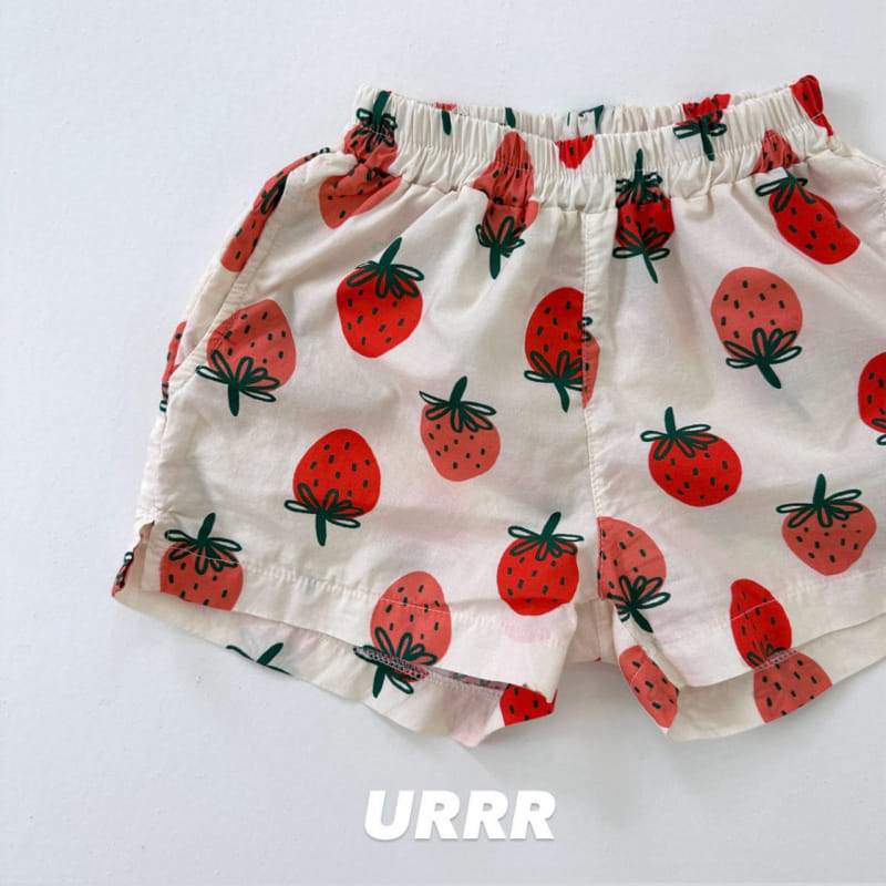 Urrr - Korean Children Fashion - #littlefashionista - Strawberry Pants - 2