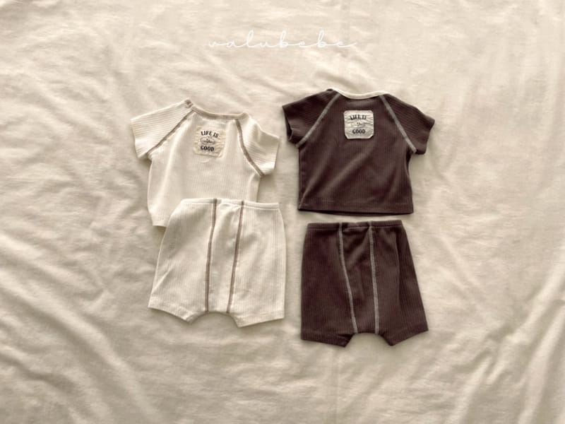 Valu Bebe - Korean Baby Fashion - #babyboutiqueclothing - GOOOD Via Top Bottom Set - 3