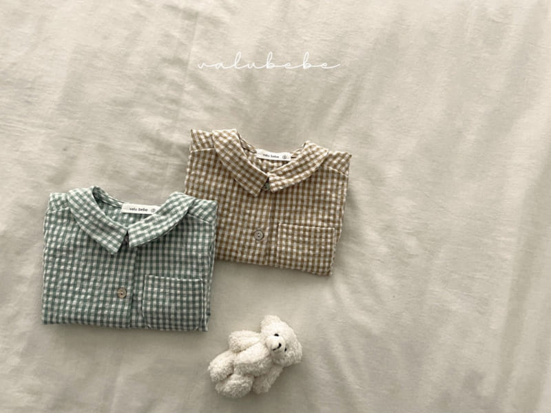 Valu Bebe - Korean Baby Fashion - #babyboutiqueclothing - Caren Check Shirt - 11