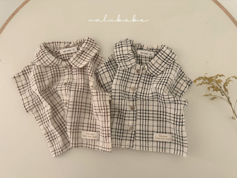 Valu Bebe - Korean Baby Fashion - #babyboutiqueclothing - Sia Check Shirt - 4