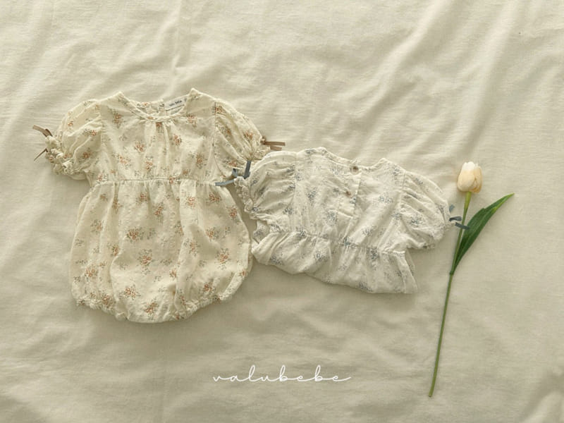 Valu Bebe - Korean Baby Fashion - #babyclothing - Ameli Floral Body Suit - 9