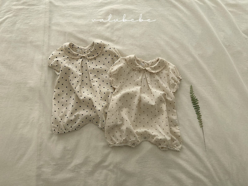 Valu Bebe - Korean Baby Fashion - #babylifestyle - Mari Dot Body Suit - 2