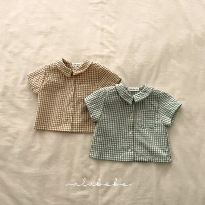 Valu Bebe - Korean Baby Fashion - #babylifestyle - Caren Check Shirt