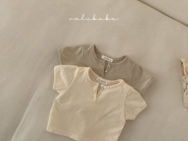 Valu Bebe - Korean Baby Fashion - #babyoninstagram - Two Button Tee - 2