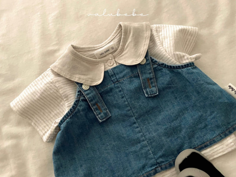 Valu Bebe - Korean Baby Fashion - #babyoninstagram - Denim Vest - 5