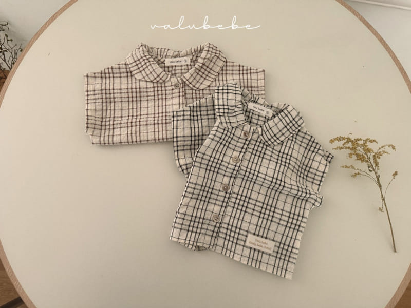 Valu Bebe - Korean Baby Fashion - #babyoninstagram - Sia Check Shirt - 9