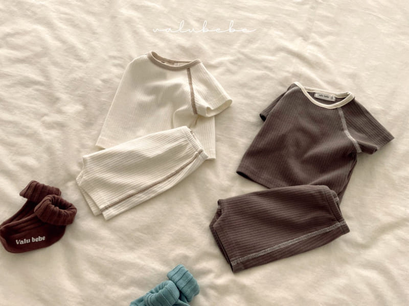 Valu Bebe - Korean Baby Fashion - #babyootd - GOOOD Via Top Bottom Set - 10