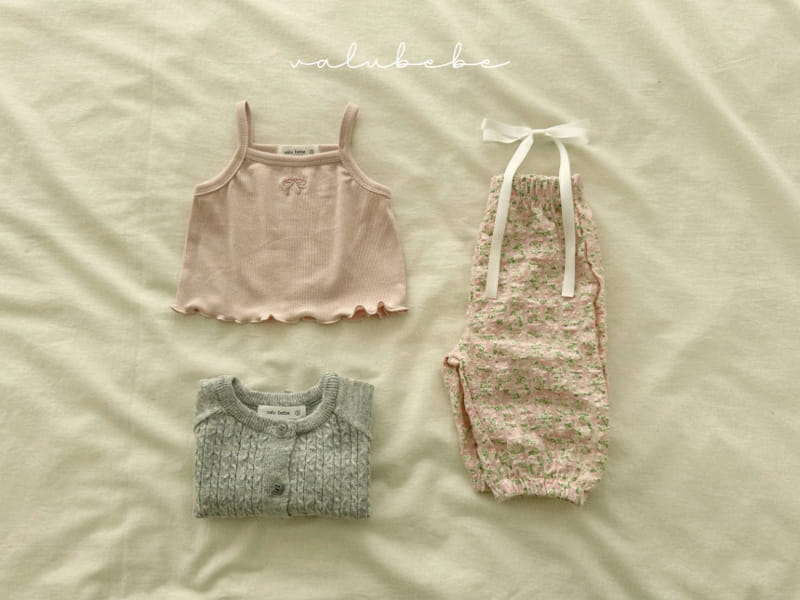 Valu Bebe - Korean Baby Fashion - #babyoutfit - Ribbon Top Tee - 3