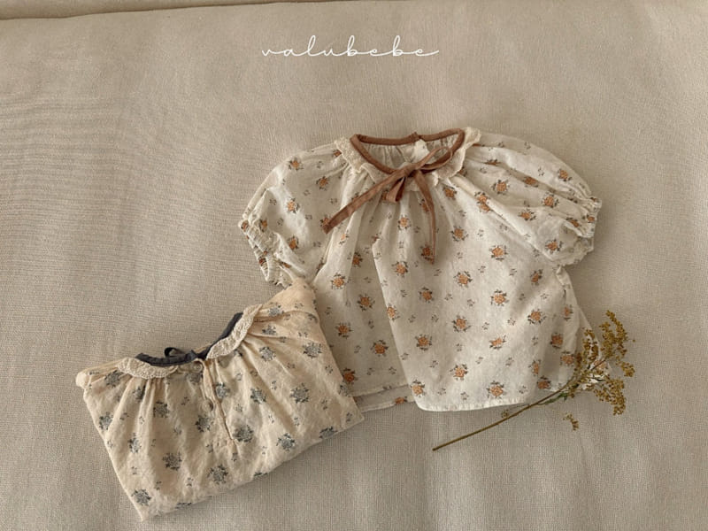 Valu Bebe - Korean Baby Fashion - #babyoutfit - Mari Flower Blouse